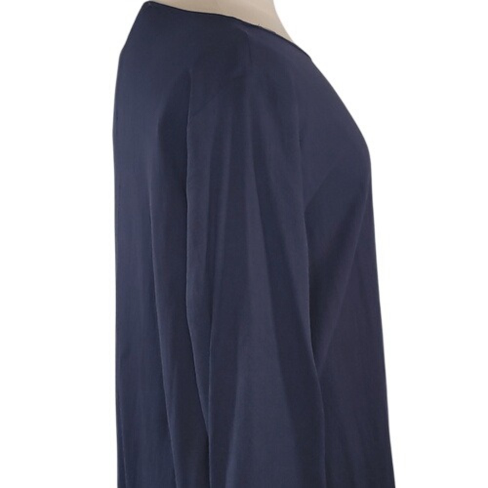 Zanzea Navy‎ Blue with Contrasting Colors Maxi Dress - Picture 6 of 13